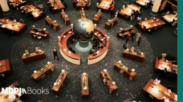 A library showing the studying of the humanities vs social sciences.