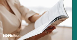 Someone reading an article reprint