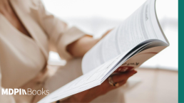 Someone reading an article reprint