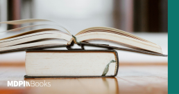 Open book displaying article reprints